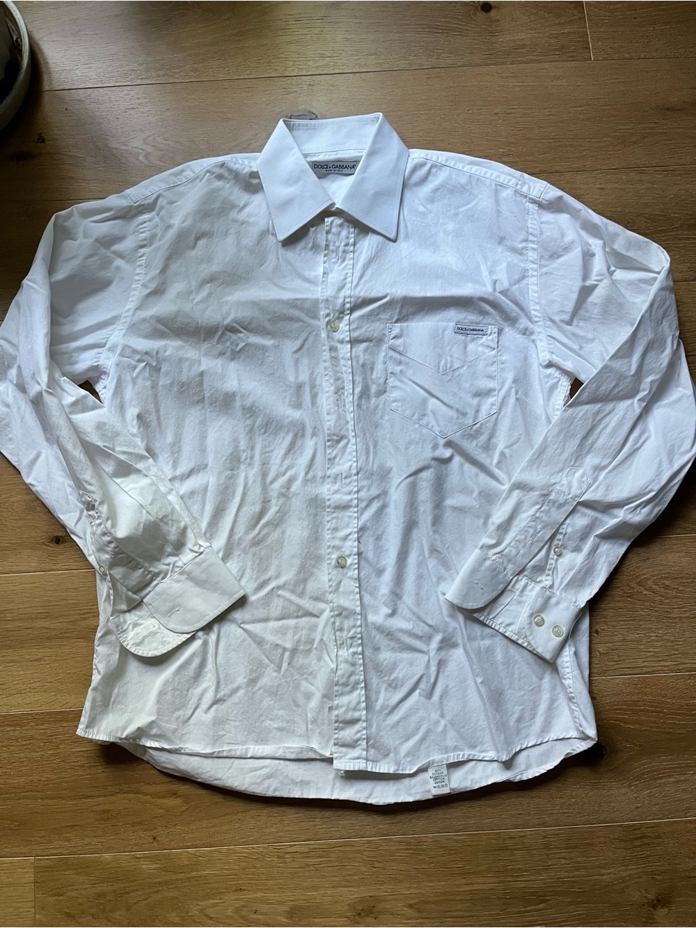 16/41 Dolce & Gabbana Men's White Dress Shirt